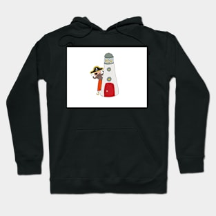 Pete the part-time pirate - lighthouse Hoodie